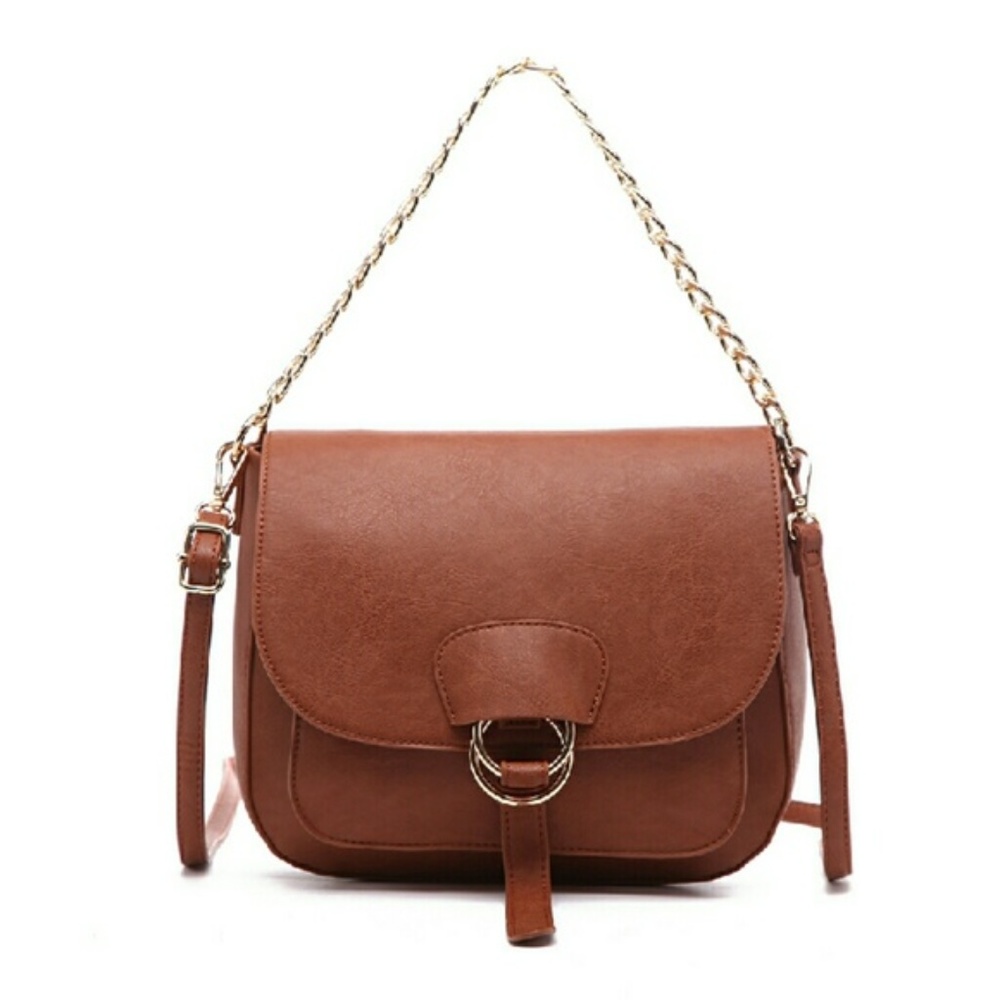 Janessa Brown Crossbody Bag